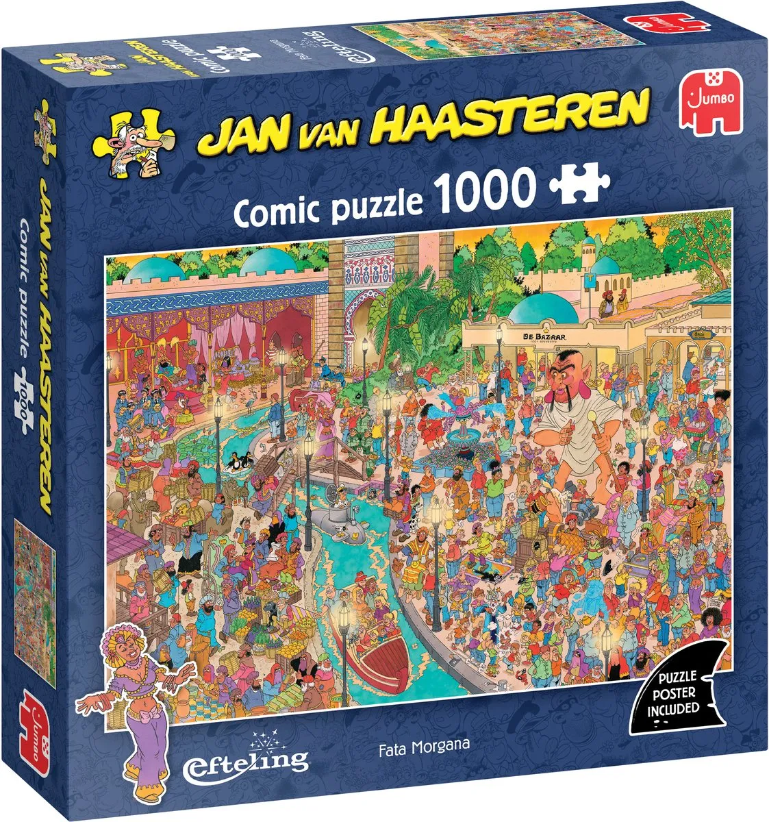 Jan van Haasteren Efteling Fata Morgana Legpuzzel 1000 Stuks - Meerkleurig