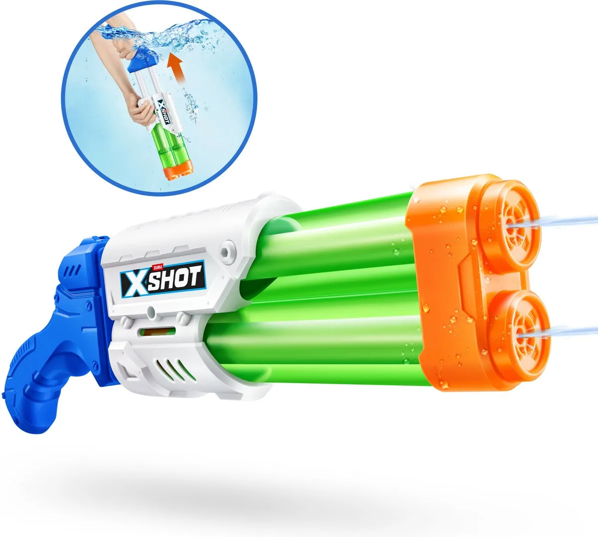 XSHOT Small Dual Stream Water Blaster 118131 - 300L - Meerkleurig