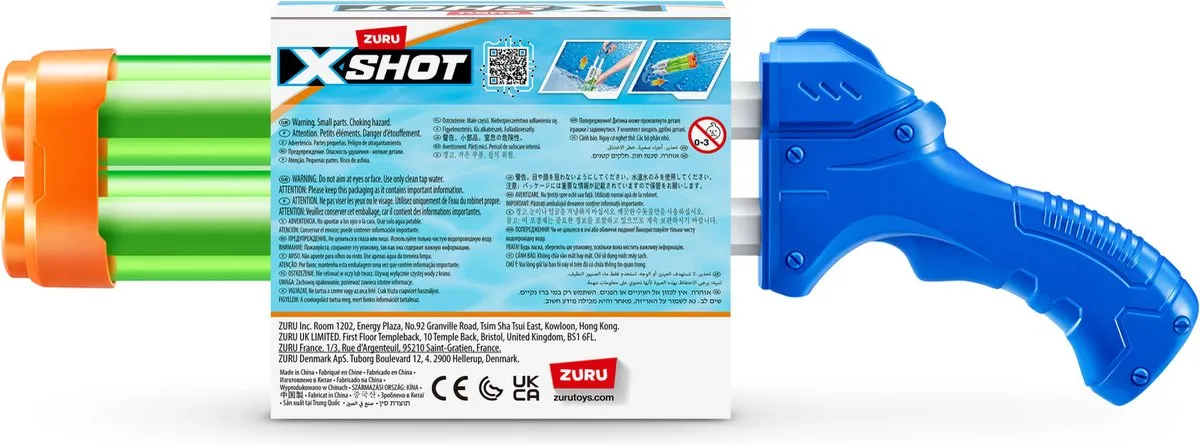 XSHOT Small Dual Stream Water Blaster 118131 - 300L - Meerkleurig