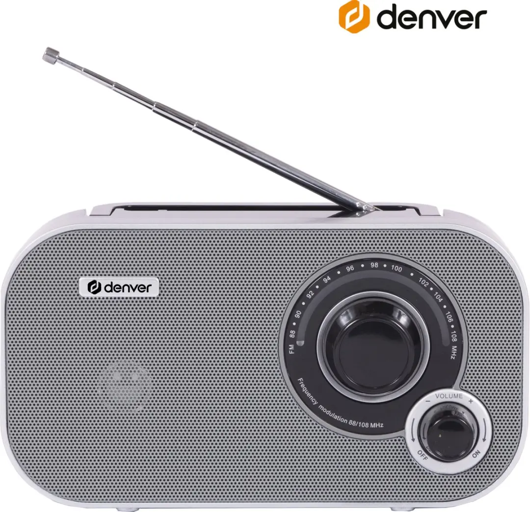 Denver TR-51 Noodradio Grijs