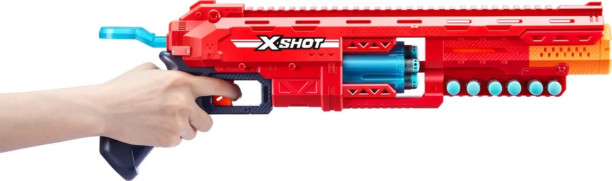 XSHOT Xcalibur Caliber Blaster 16 Darts - Rood - afbeelding 6 van 6