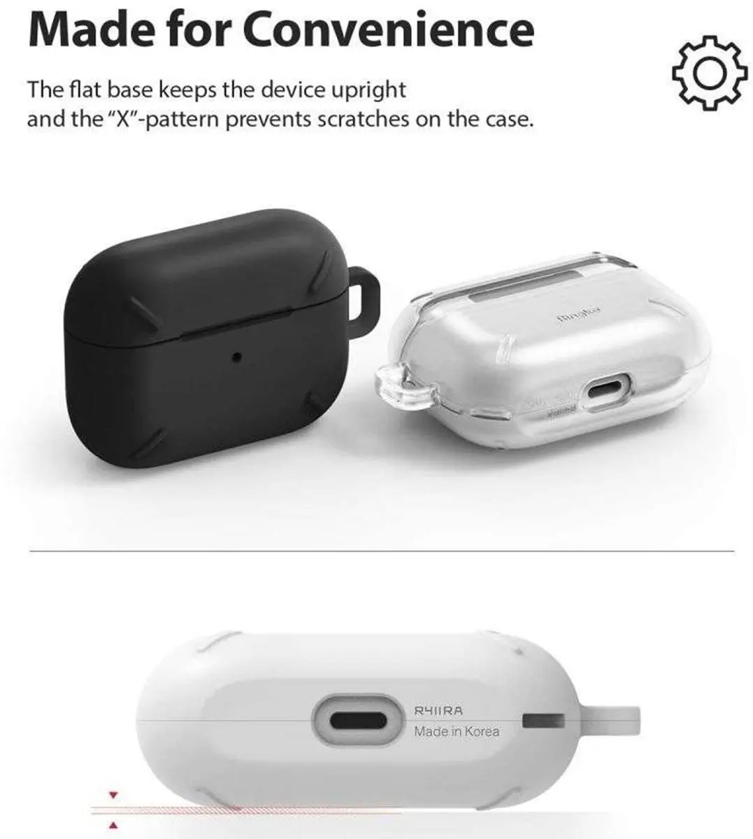 Ringke Hoesje AirPods Pro ACEC0013 - Zwart
