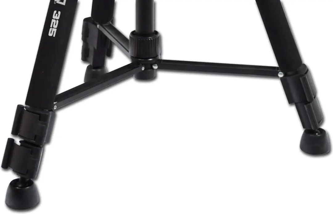Desq Foto-Video Statief 325 86325 - 3 Secties - 165cm - Zwart