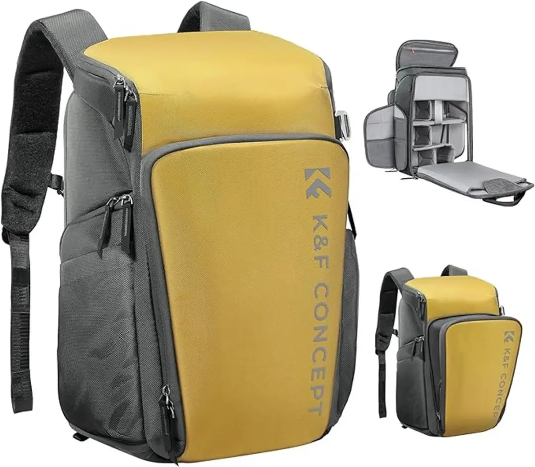 K&F Concept Alpha Air KF13.128 Rugtas 25L - Geel
