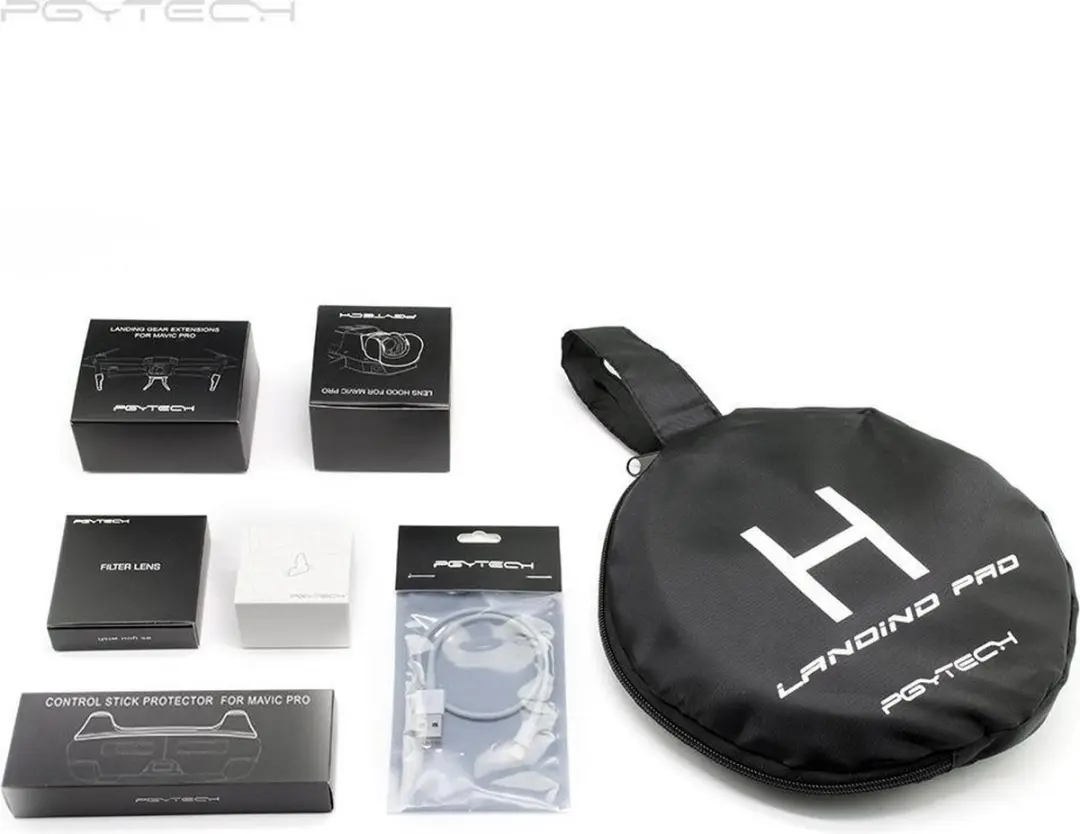 PGYTECH P-MA-112 Accessoireset DJI Mavic Pro - 7-delig - Grijs/Wit/Zwart