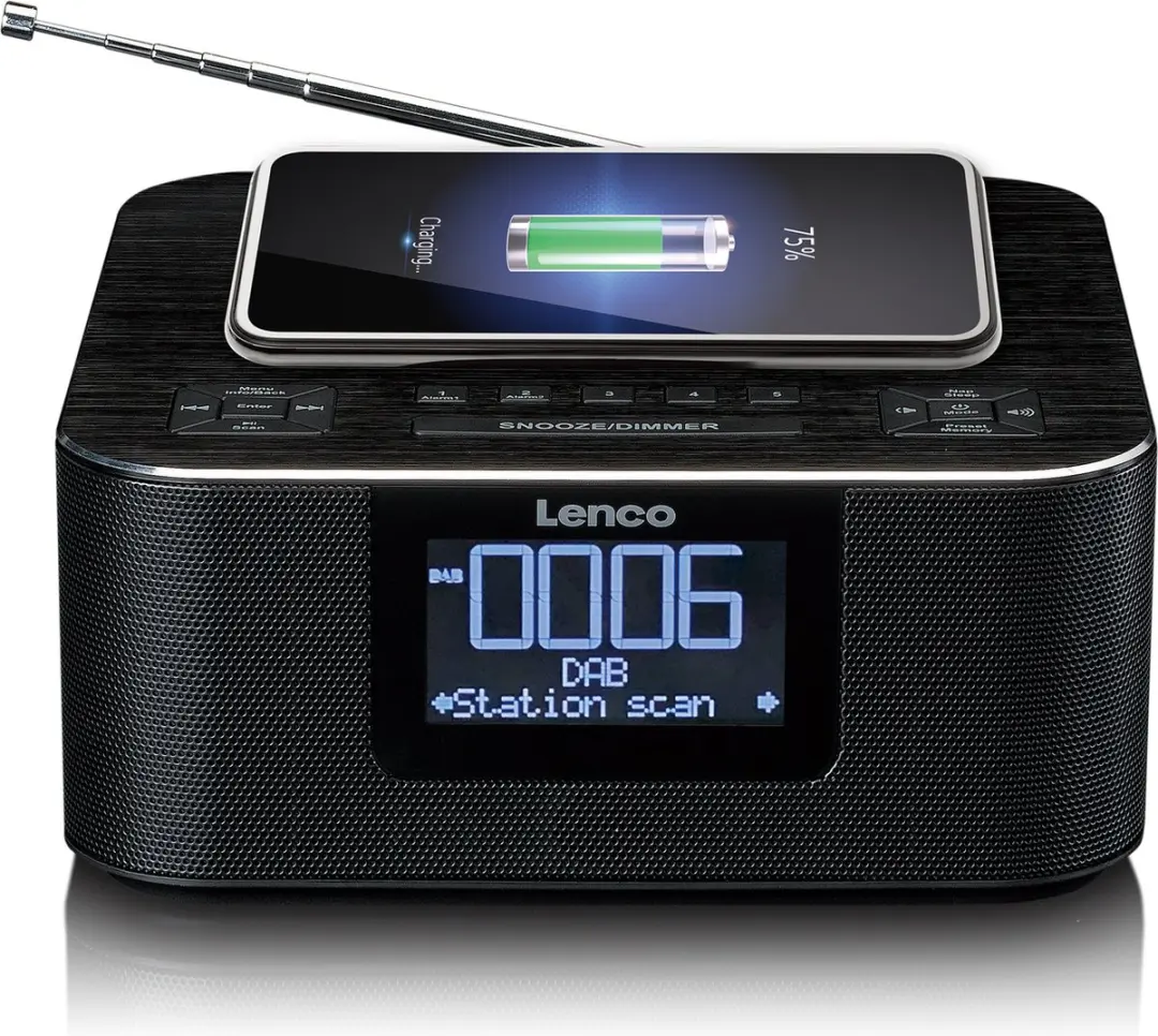 Lenco CR-650BK Wekkerradio