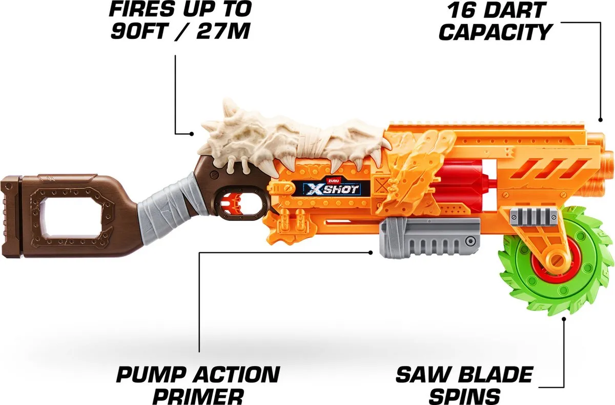 XSHOT Insanity HorrorFire Doomsday Blaster - 16 Pijlen