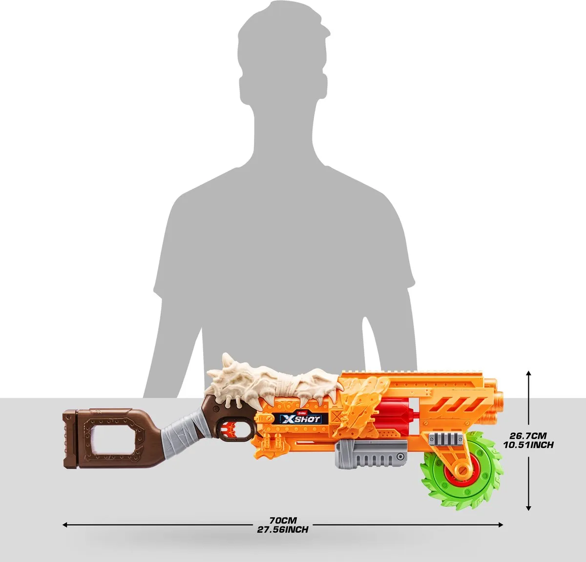 XSHOT Insanity HorrorFire Doomsday Blaster - 16 Pijlen