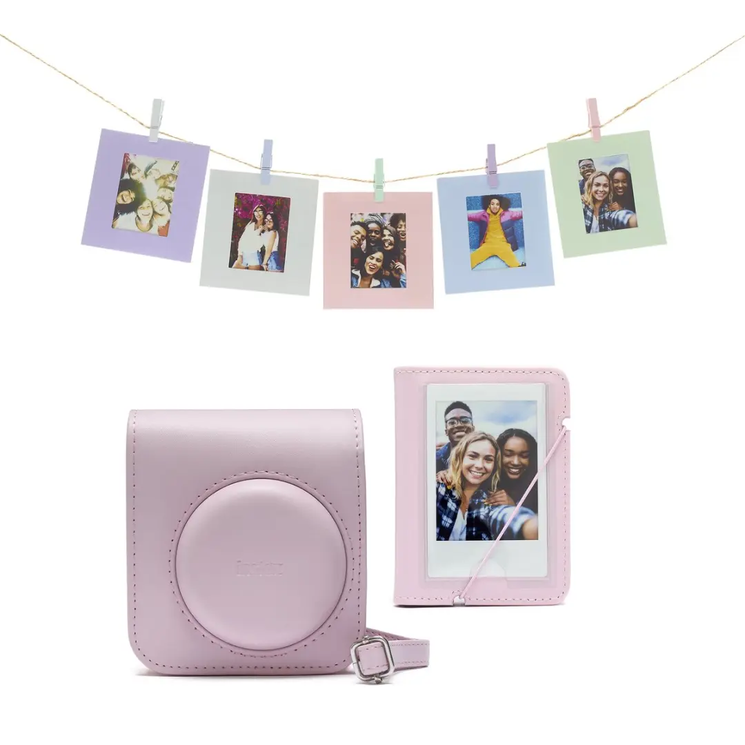 Fujifilm Instax Mini 12 Schoudertas 4177094 - Roze