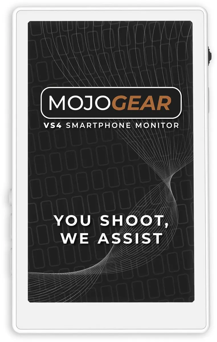 MOJOGEAR VS4 Touchscreen Vlogmonitor - 4K - Wit