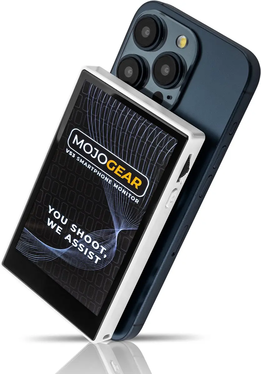 MOJOGEAR VS4 Touchscreen Vlogmonitor - 4K - Wit