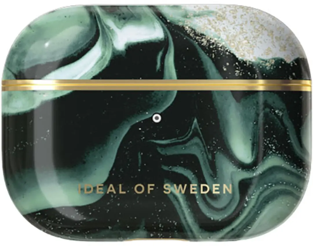 iDeal of Sweden AirPods Case Print Pro Golden Olive Marble