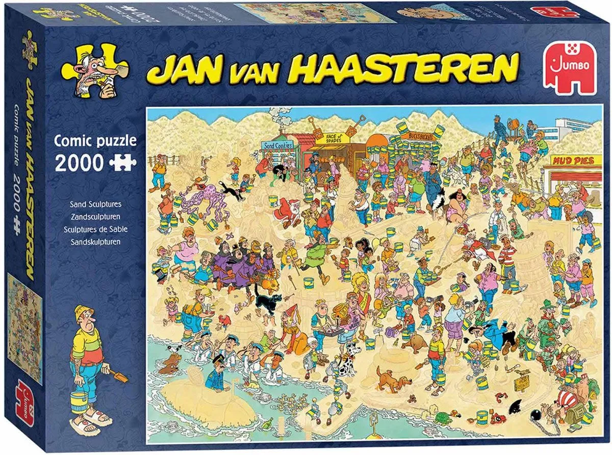Jan van Haasteren Zandsculpturen Legpuzzel 2000 Stuks - 20072 - afbeelding 6 van 6