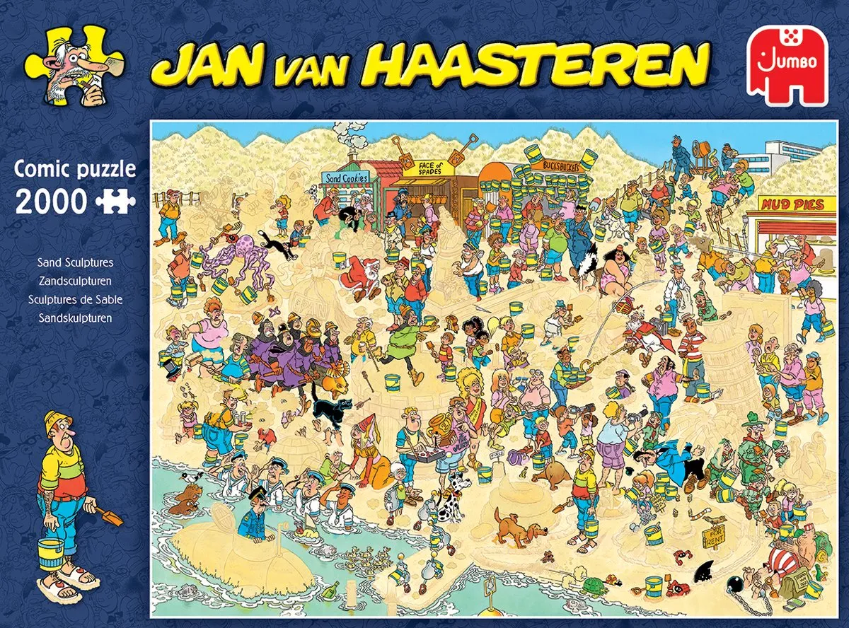 Jan van Haasteren Zandsculpturen Legpuzzel 2000 Stuks - 20072
