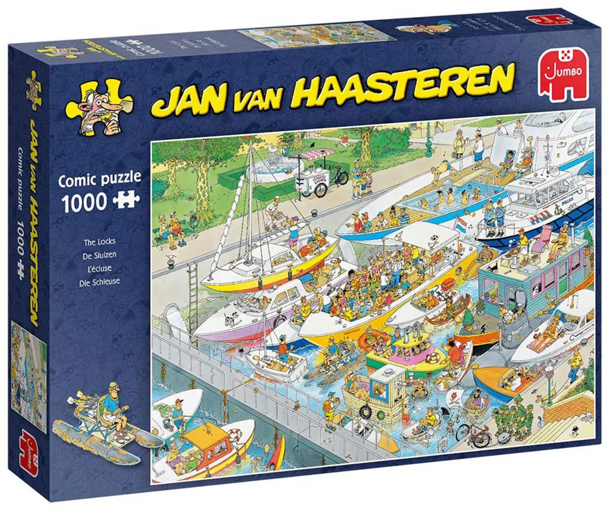 Jan van Haasteren De Sluizen Legpuzzel 1000 Stuks - Meerkleurig
