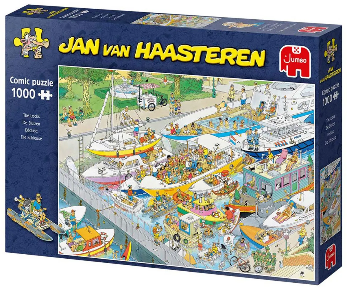 Jan van Haasteren De Sluizen Legpuzzel 1000 Stuks - Meerkleurig