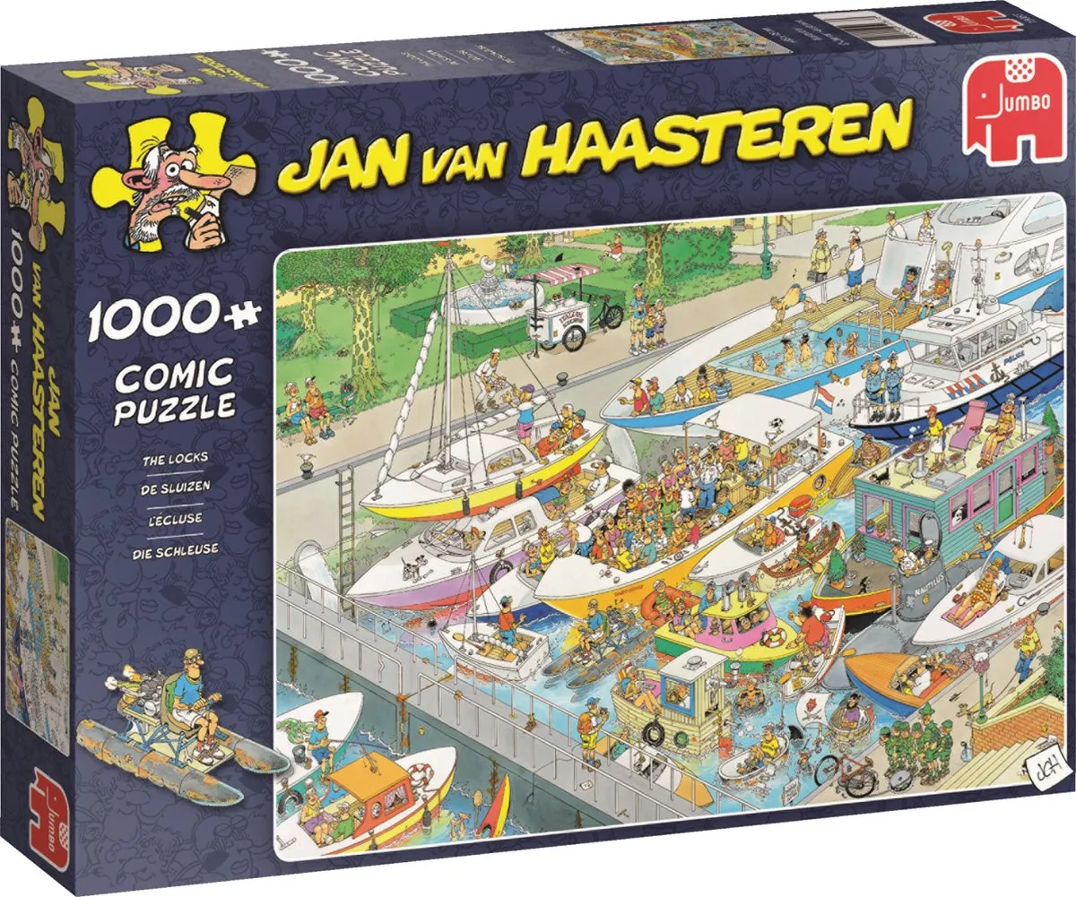 Jan van Haasteren De Sluizen Legpuzzel 1000 Stuks - Meerkleurig