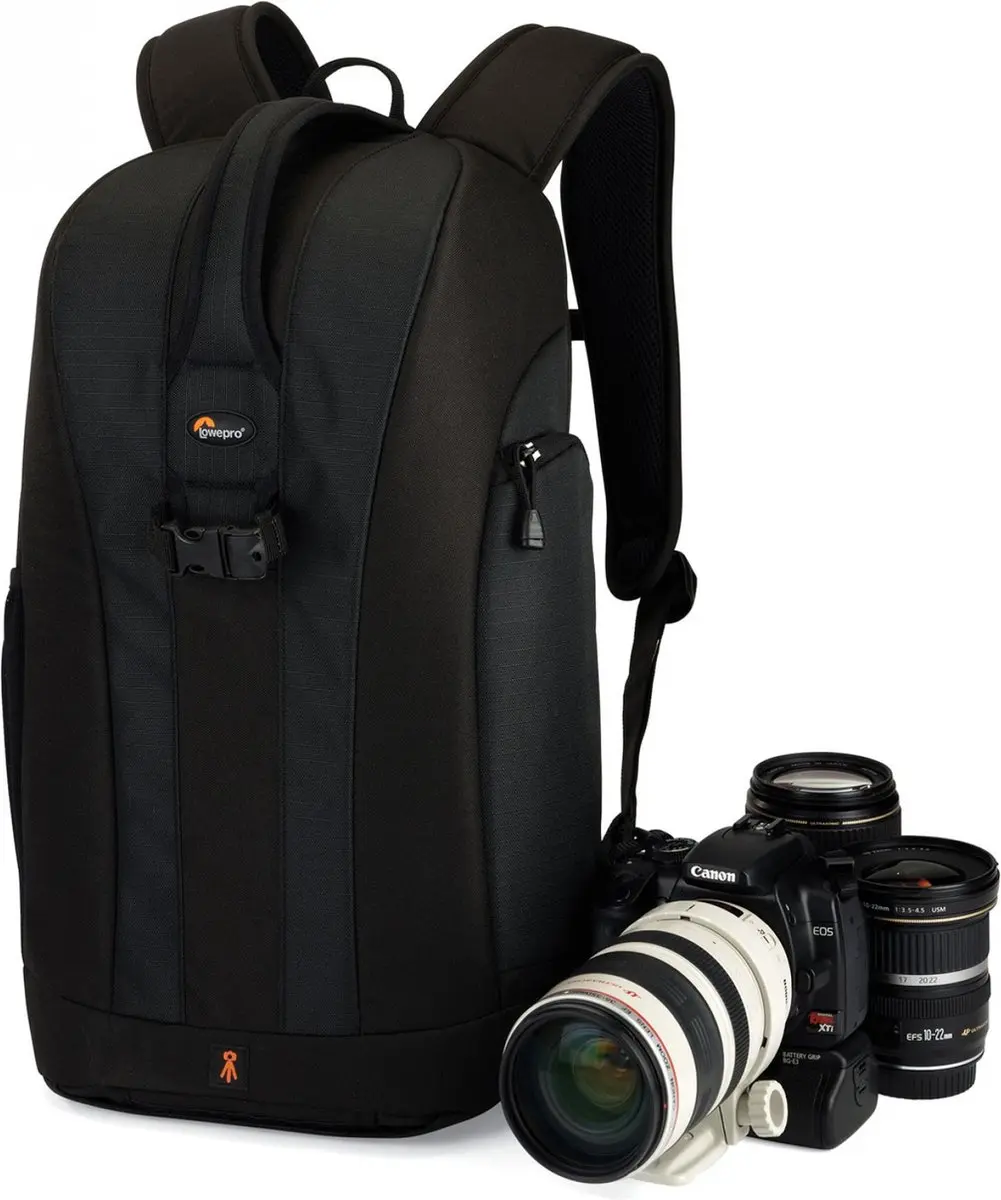 Lowepro Flipside 300 Rugtas - 4 Lenzen - Zwart