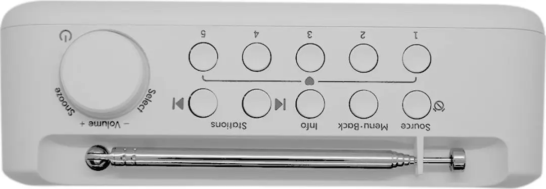 Pure Elan One² DAB+ Radio - Wit