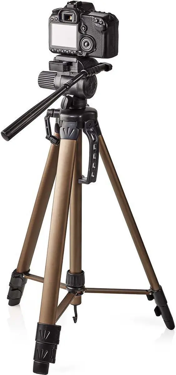 Nedis TPOD2300BZ Statief - 4kg - 64-161cm - 2 Segmenten - Brons/Zwart
