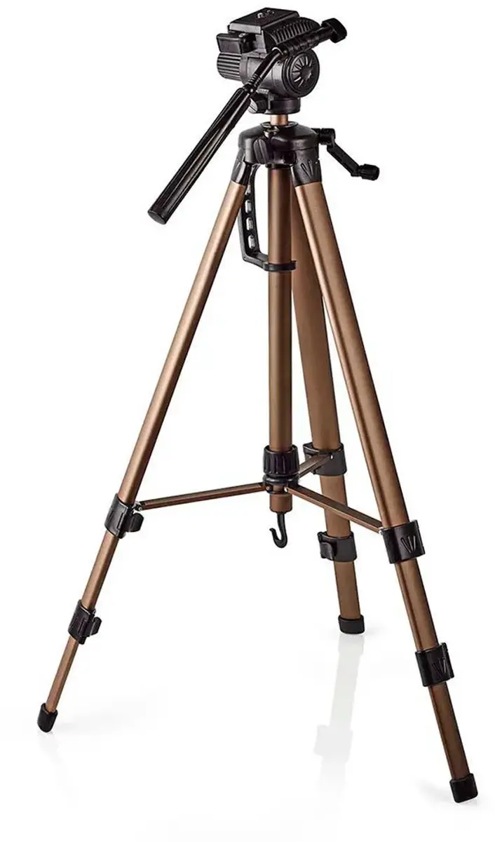 Nedis TPOD2300BZ Statief - 4kg - 64-161cm - 2 Segmenten - Brons/Zwart