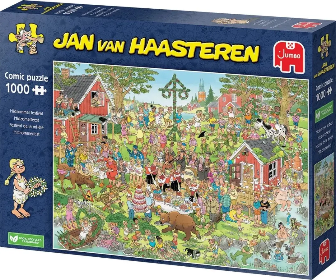 Jan van Haasteren Midzomerfeest Legpuzzel 1000 Stuks - Meerkleurig
