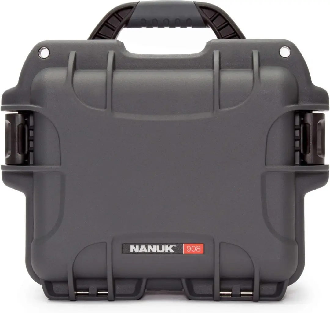 Nanuk 908 Koffer met Schuim - 8.8L - Graphite