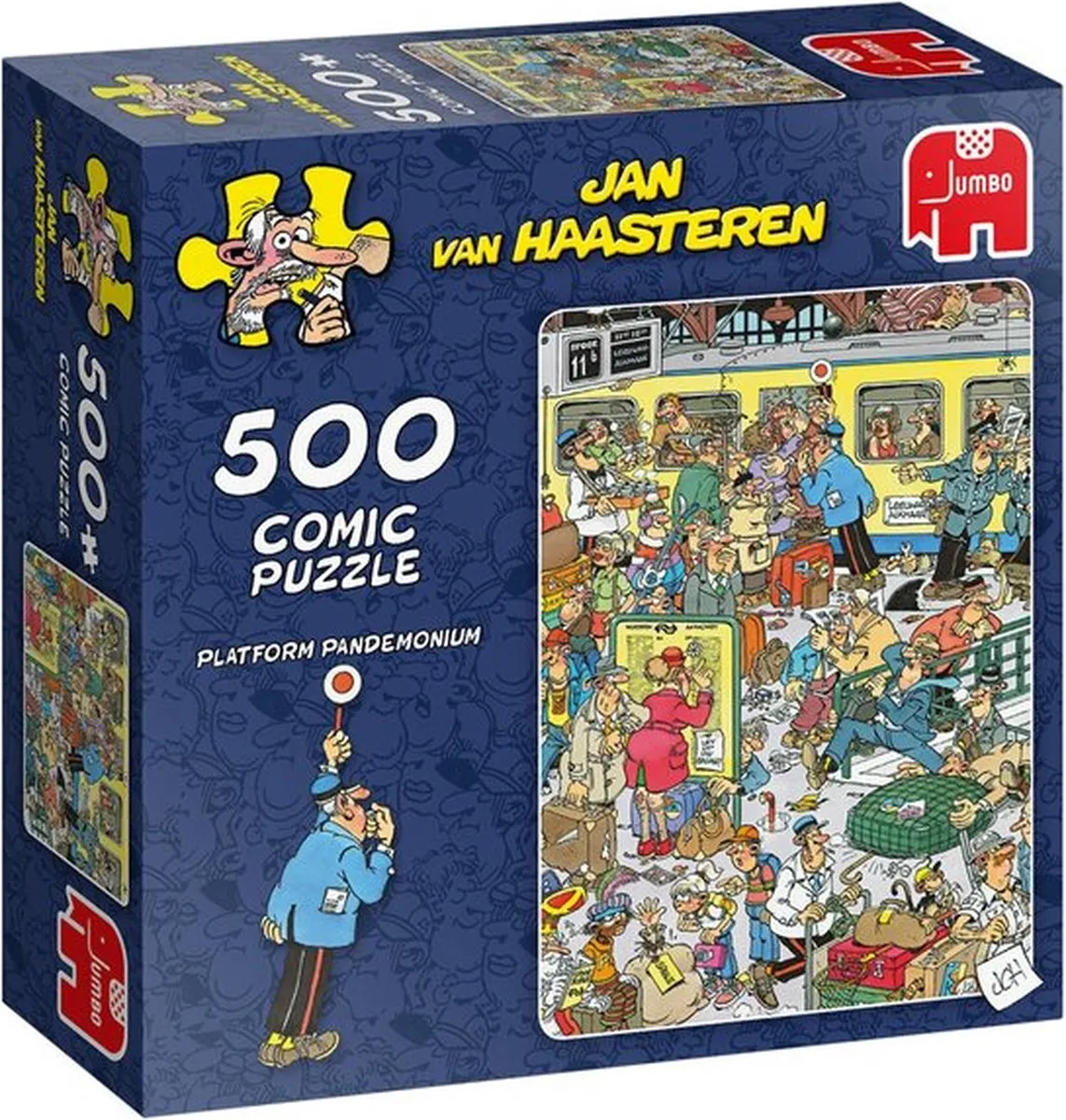 Jan van Haasteren Platform Pandemonium Puzzel 500 Stuks