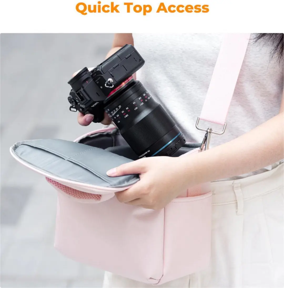 K&F Concept Camera Sling Tas 5L - Roze