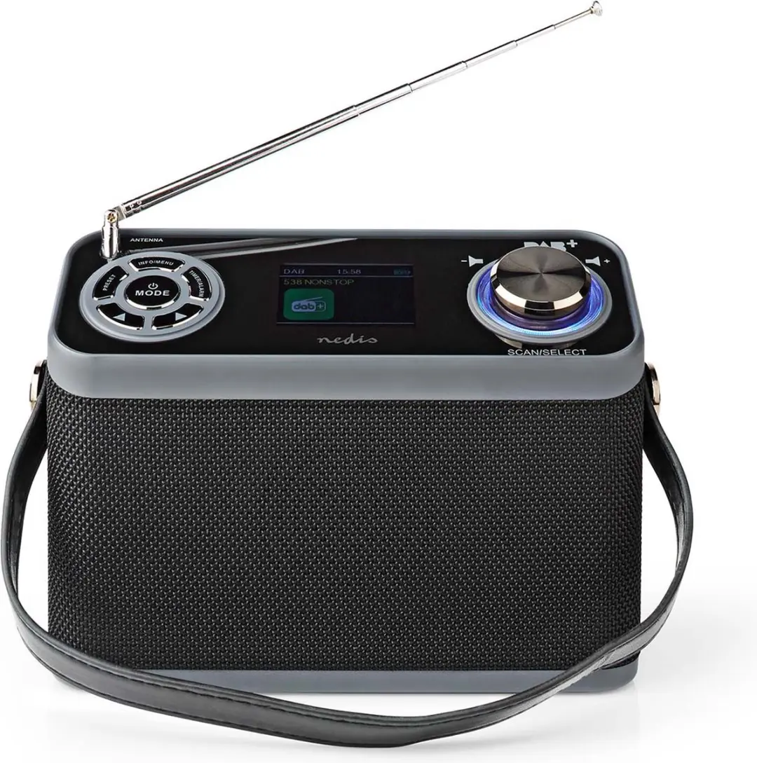 Nedis RDDB5200BK DAB+ Radio
