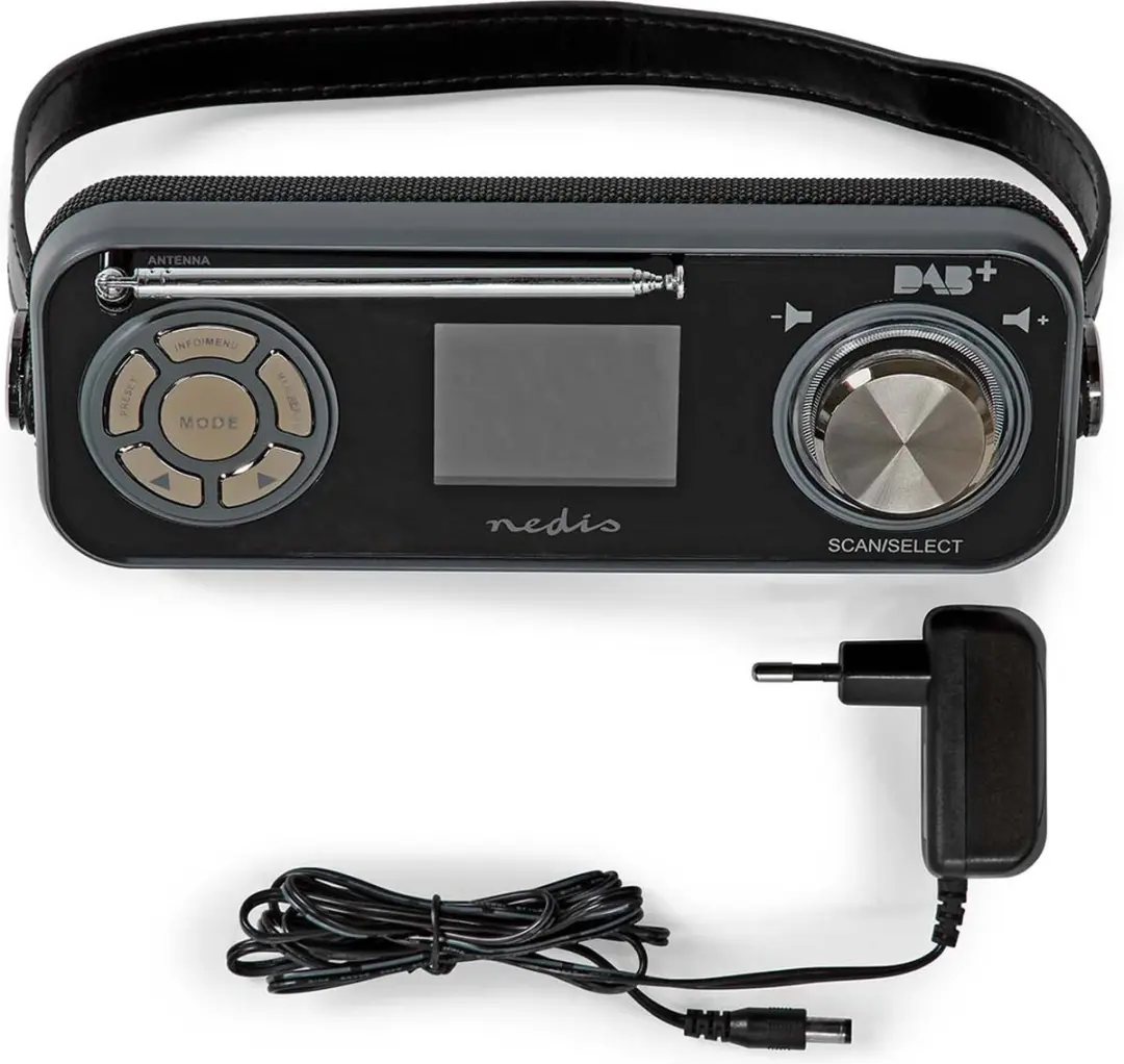 Nedis RDDB5200BK DAB+ Radio - Zwart - afbeelding 4 van 6