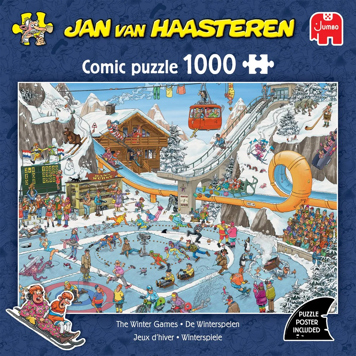 Jan van Haasteren De Winterspelen Legpuzzel 1000 Stuks