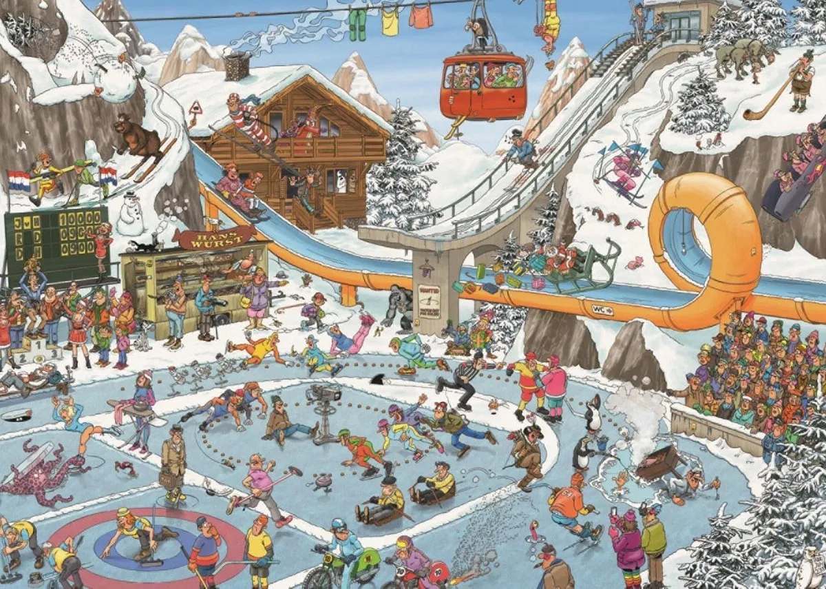 Jan van Haasteren De Winterspelen Legpuzzel 1000 Stuks