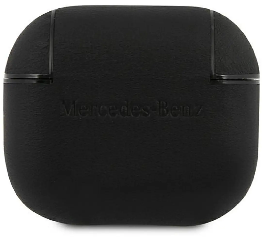 Mercedes-Benz Leather Case Apple AirPods 3e generatie - Zwart