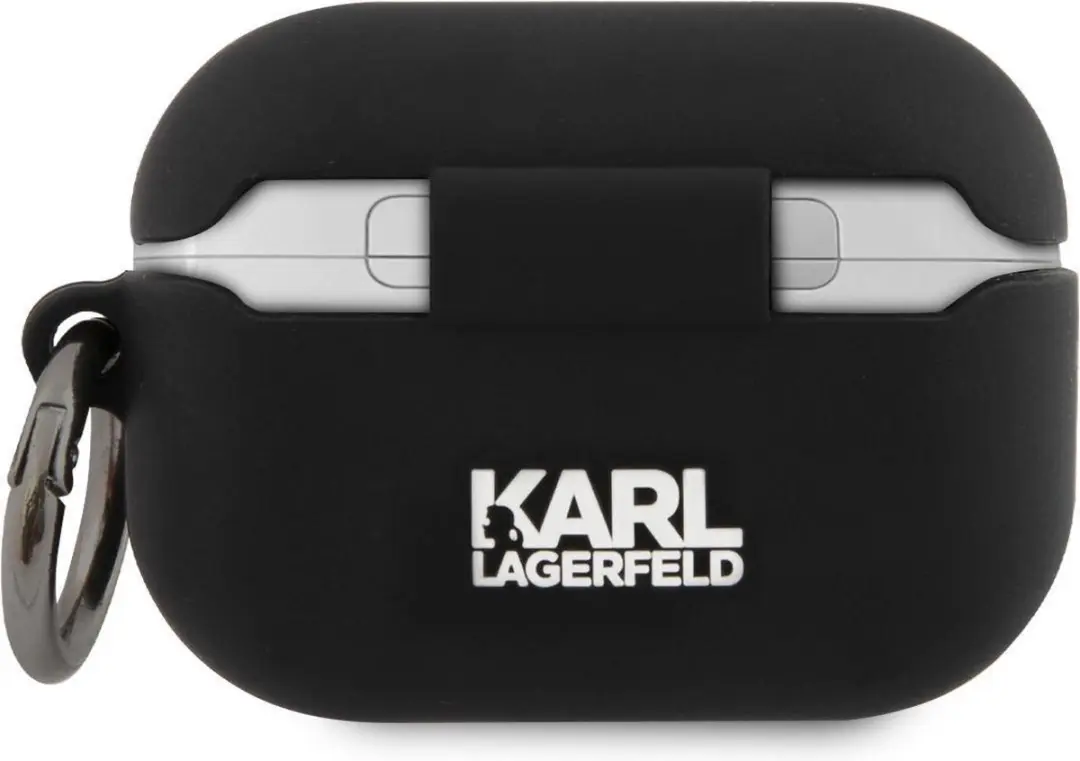 Karl Lagerfeld AirPods Pro Case KLACAPSILRSGBK - Zwart