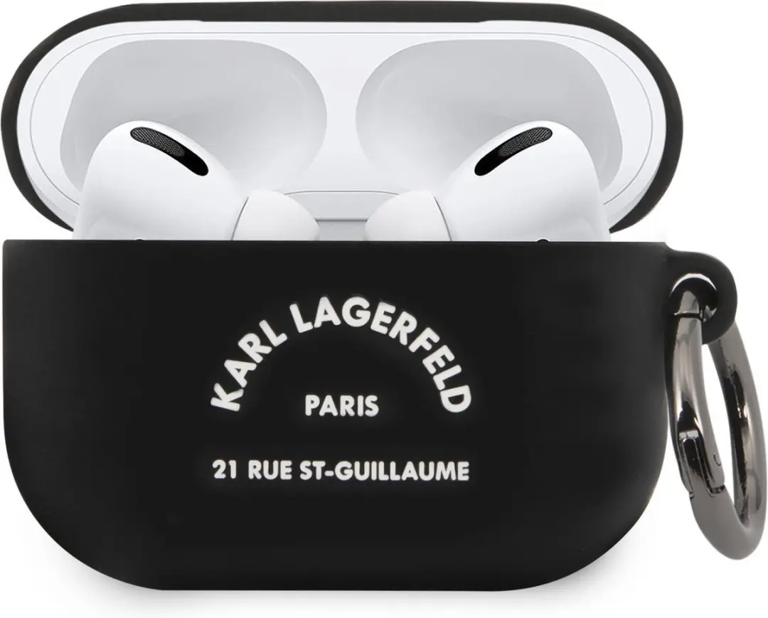 Karl Lagerfeld AirPods Pro Case KLACAPSILRSGBK
