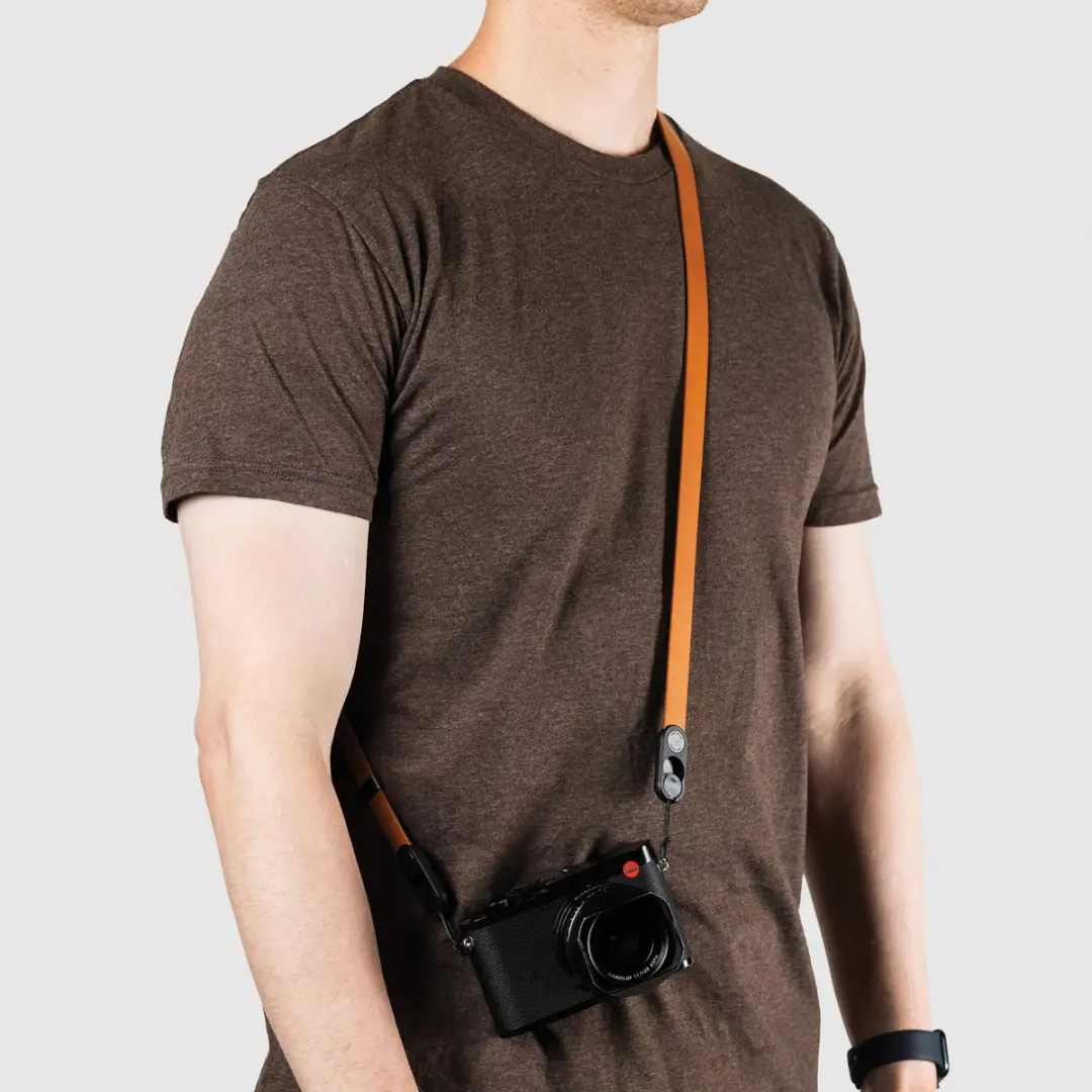 Peak Design Form Leather Camerariem 134cm - Oranje - afbeelding 6 van 6