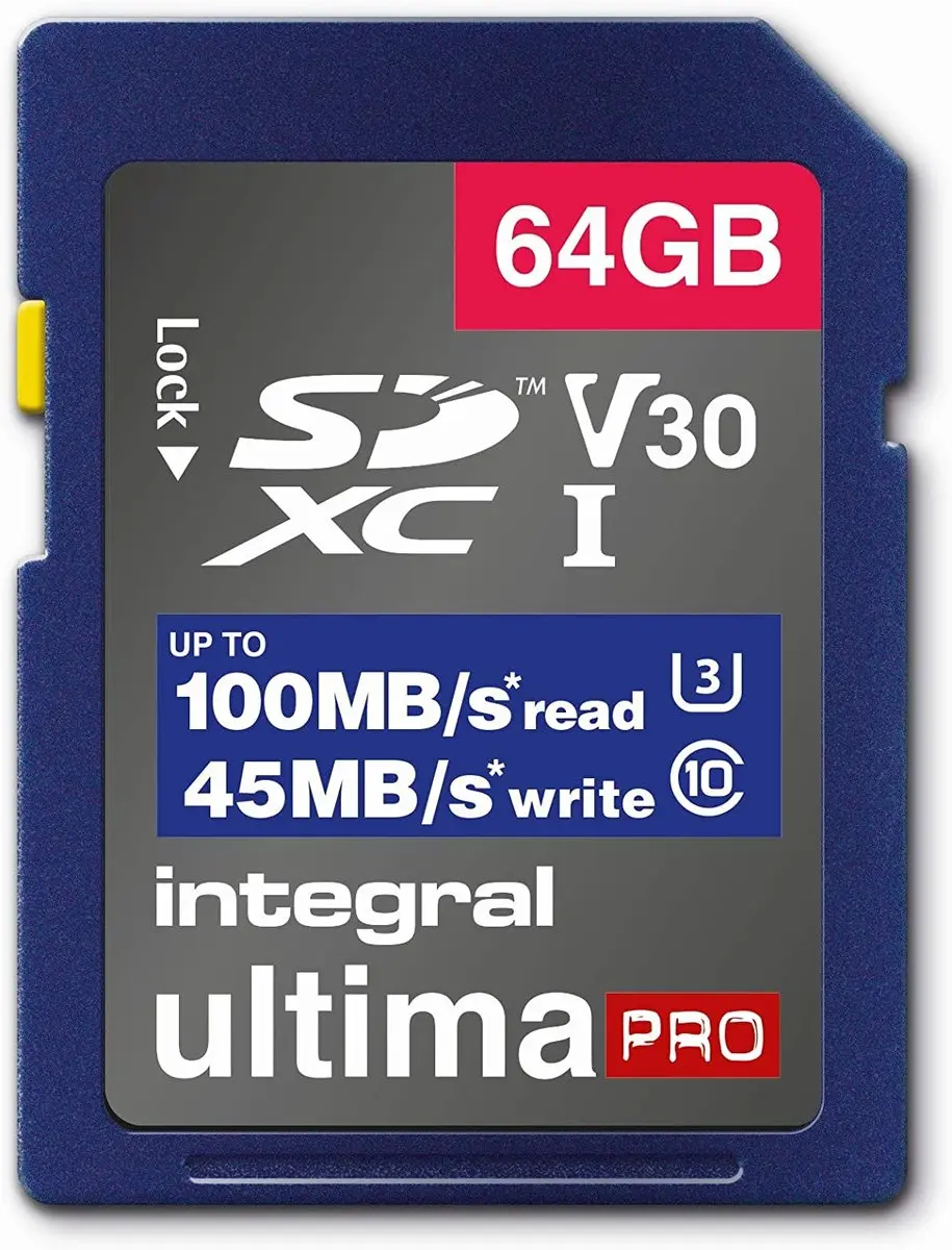 Integral INSDX64G-100V30 Geheugenkaart 64GB