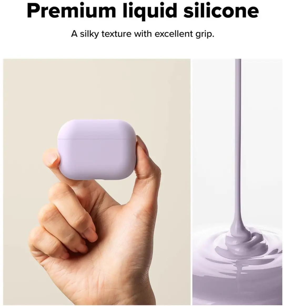 Ringke Silicone Hoesje Apple AirPods Pro 3 - Paars - 8800293859437