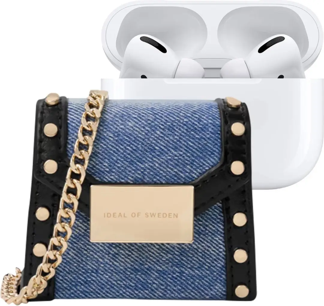 iDeal of Sweden AirPods Mini Tas Paloma Reworked Denim Hoesje