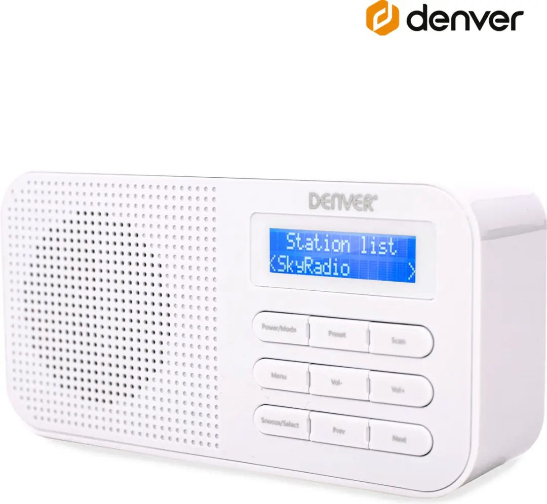 Denver DAB42 Noodradio - Wit