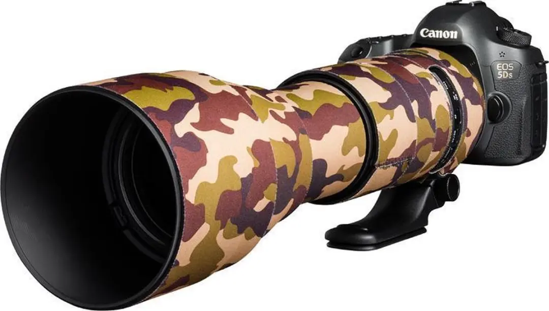 EasyCover Lens Oak LOT150600G2BC - Camerahoesje - Brown Camouflage