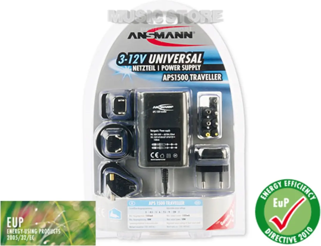Ansmann APS 1500 Traveller World Voeding 3-12V