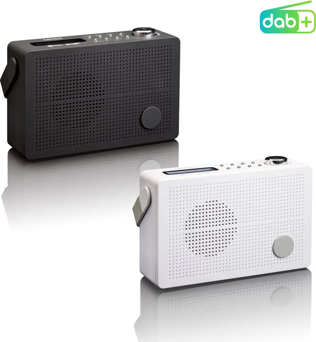 Lenco PDR-030WH Draagbare DAB Radio - DAB+/FM - Wekker - Wit - afbeelding 6 van 6