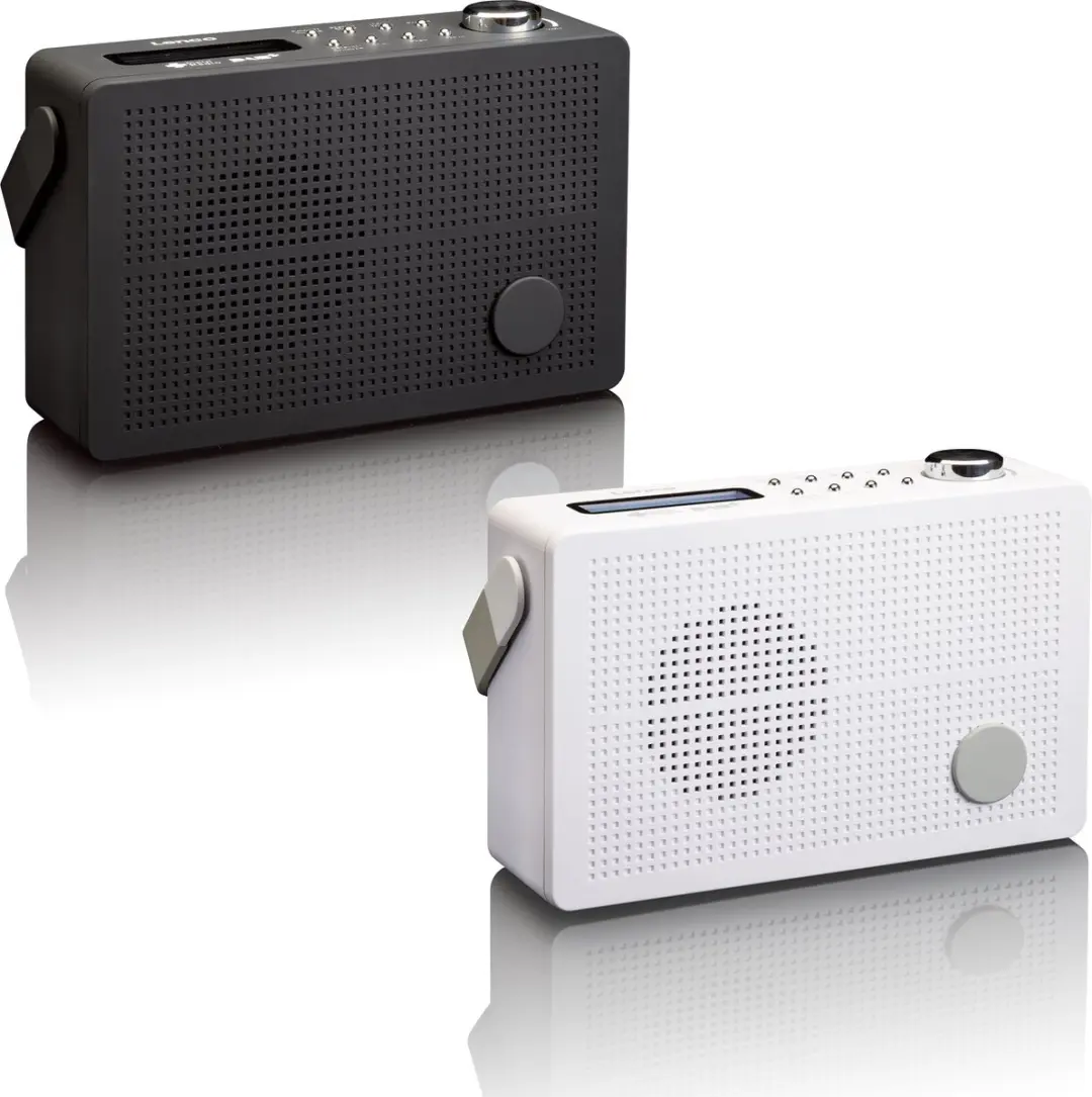 Lenco PDR-030WH Draagbare DAB Radio - DAB+/FM - Wekker - Wit