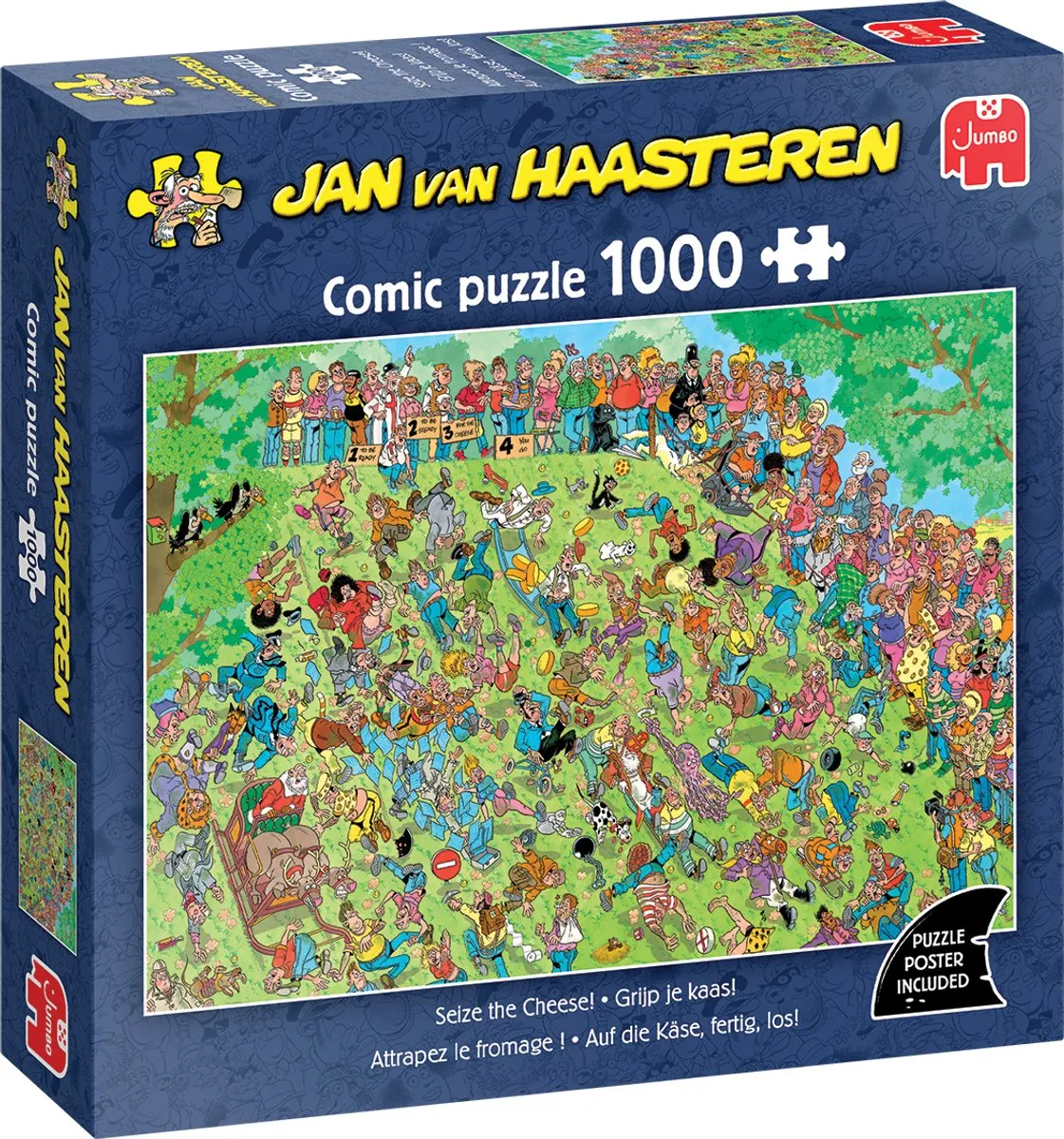 Jan van Haasteren Grijp je kaas! Legpuzzel 1000 Stuks - Meerkleurig