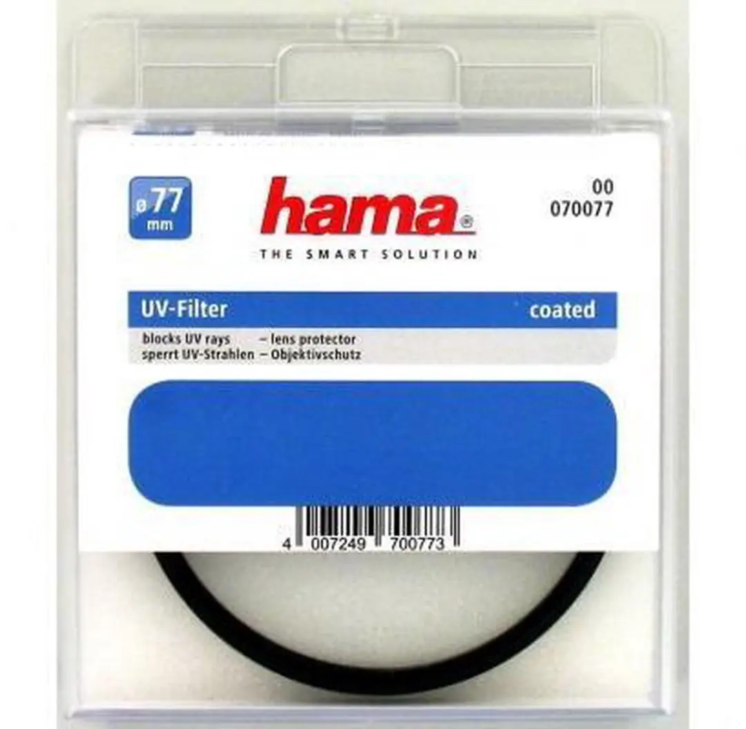 Hama UV 0-Haze Box M77 - 77mm - Wit - afbeelding 5 van 6