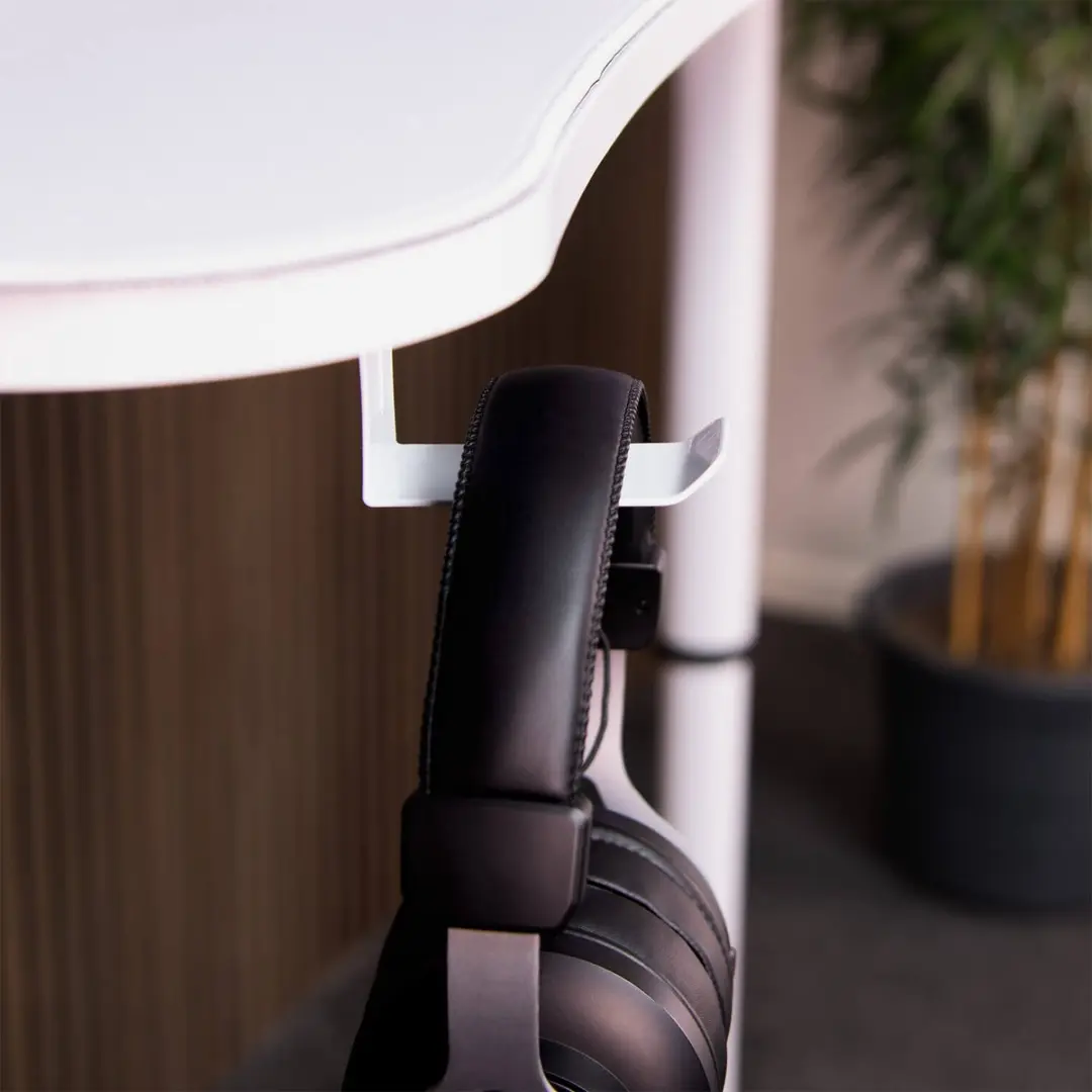Arozzi Koptelefoonhouder Onder Bureau - Wit