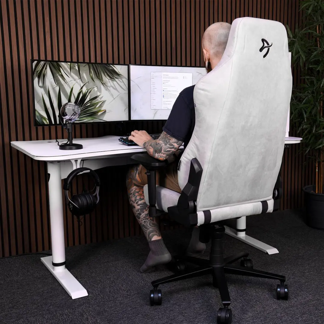 Arozzi Koptelefoonhouder Onder Bureau - Wit