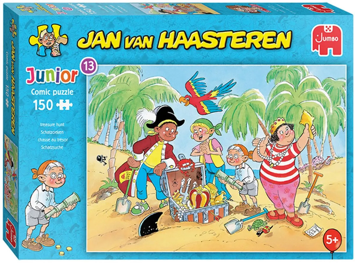 Jan van Haasteren Junior Schatzoeken Puzzel 150 Stuks - Multicolor